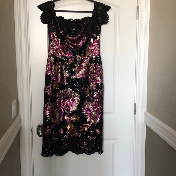 Sequin evening dress - Picture 4 of 5